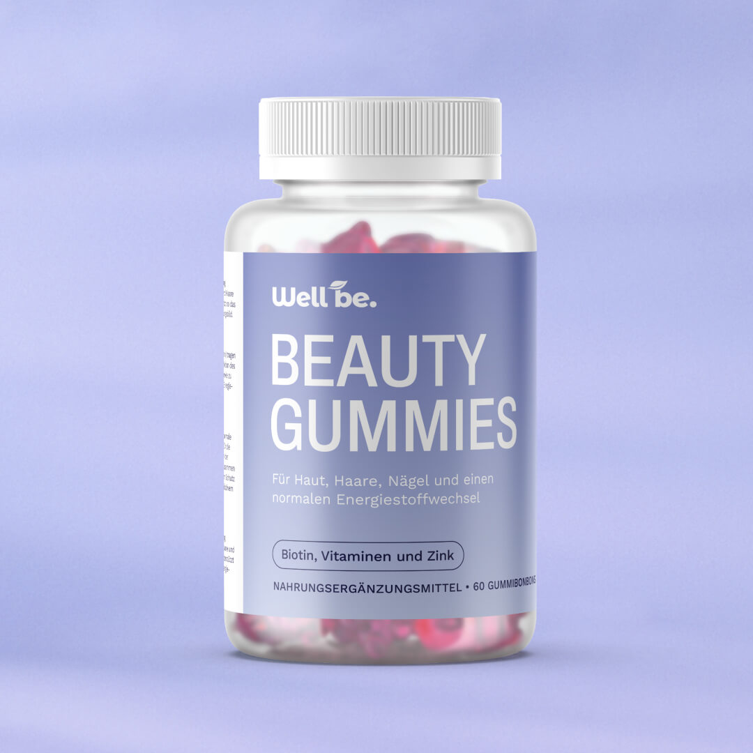 Beauty Gummies mit Biotin, Vitaminen und Zink
