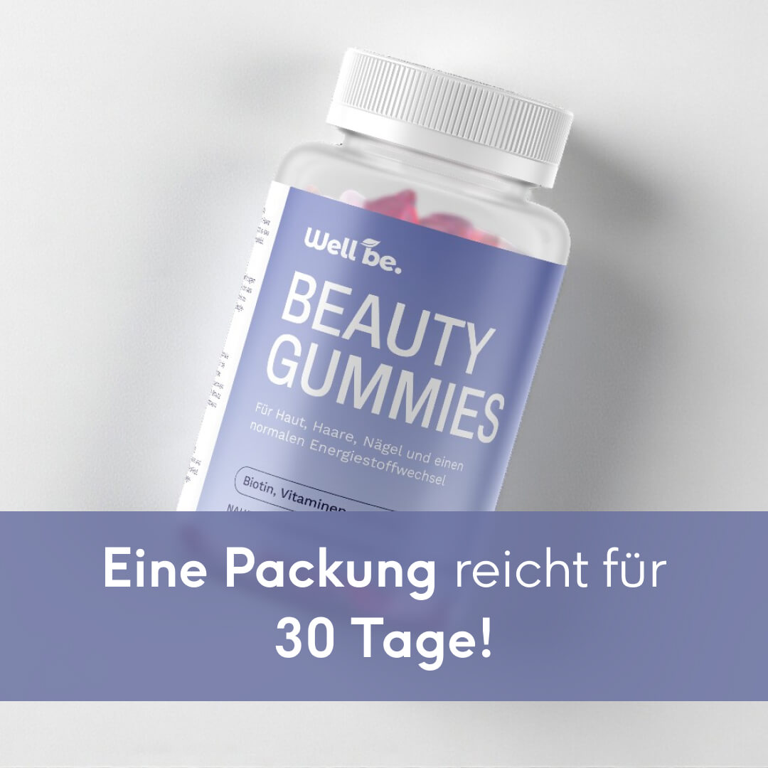Beauty Gummies mit Biotin, Vitaminen und Zink