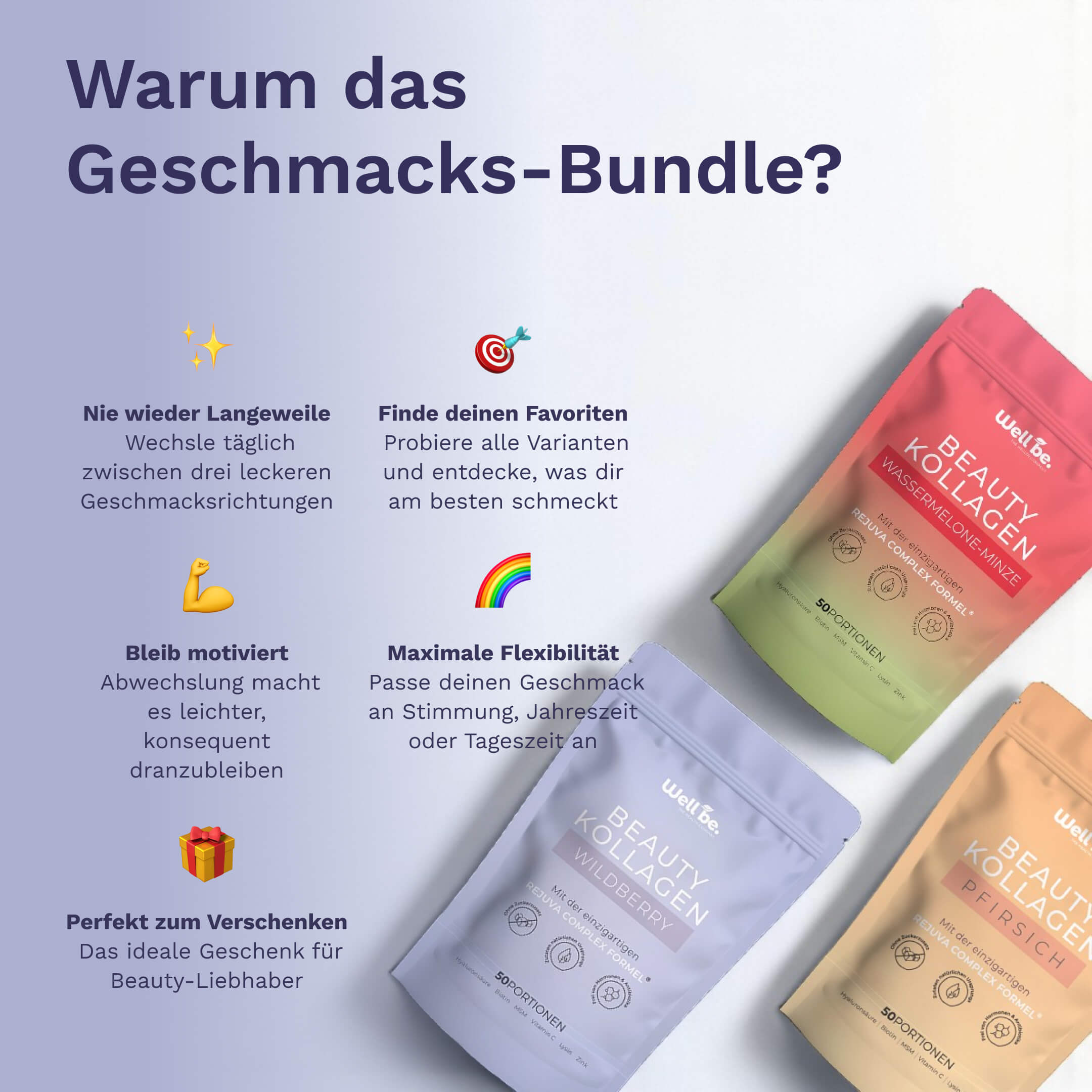 Beauty Kollagen Geschmacks-Bundle