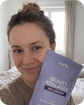Kundin mit wellbe Beauty Kollagen