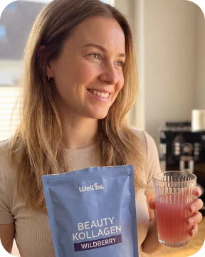 Kundin mit wellbe Beauty Kollagen